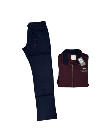 Men's fleece cotton tracksuit with zip F.lli Campagnolo 8Q77562