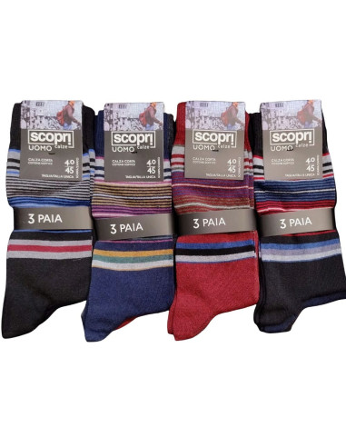 Group 3 men warm cotton short socks Scopri Prisco Ferrara