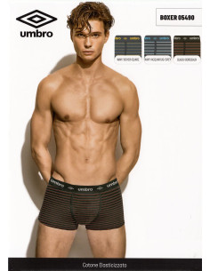 Gruppo 6 boxer uomo in cotone elasticizzato Umbro UIB5490
