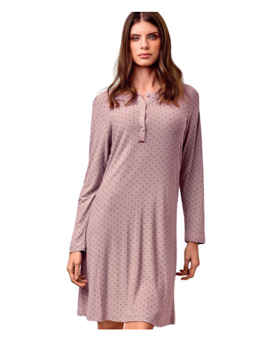 Woman micropois heavy viscose jersey nightdress Lormar Esprit ESP633838