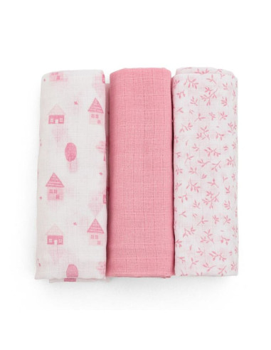 BABY GAUZE SQUARES MUSSOLINES SET OF...