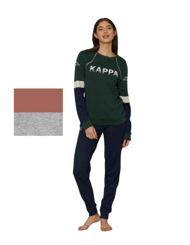 Pigiama donna in jersey di cotone caldo Kappa KWW25114
