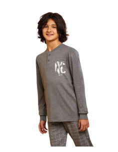 Pigiama da ragazzo in caldo cotone Il Granchietto GP4138 2