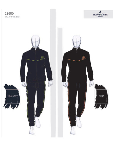 Men plush cotton tracksuit Navigare...