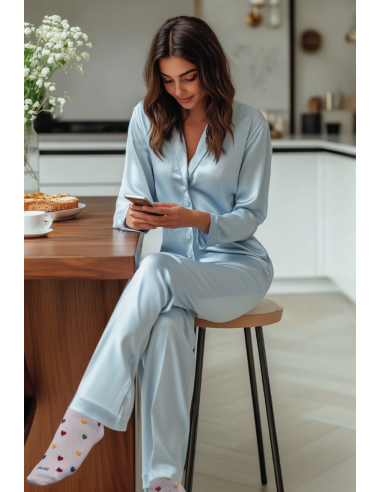 Women's warm stretch cotton short socks Coveri Elisa 328