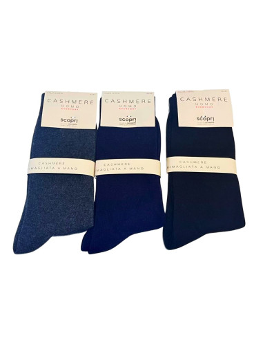 CALZINO CORTO UOMO TINTA UNITA CASHMERE SCOPRI PRISCO CASHMERE UC