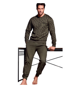 Men's warm cotton jersey pajamas Infiore Uomo Derby 752971