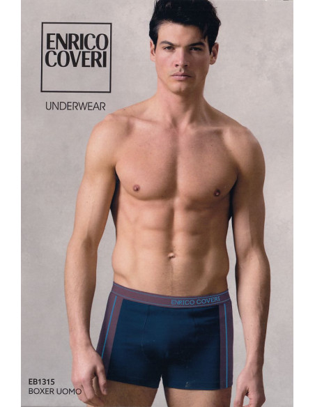 Gruppo 6 boxer uomo in cotone elasticizzato Enrico Coveri EB1315