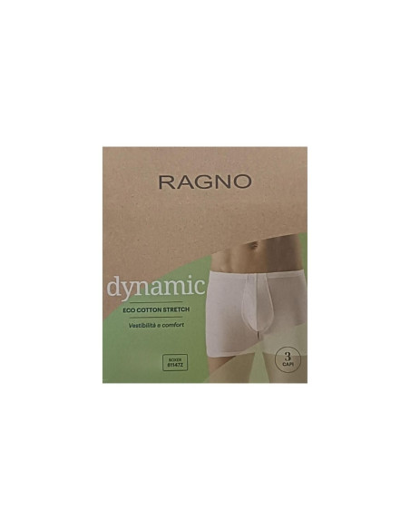 Gruppo 3 boxer uomo in cotone elasticizzato Ragno 61147Z
