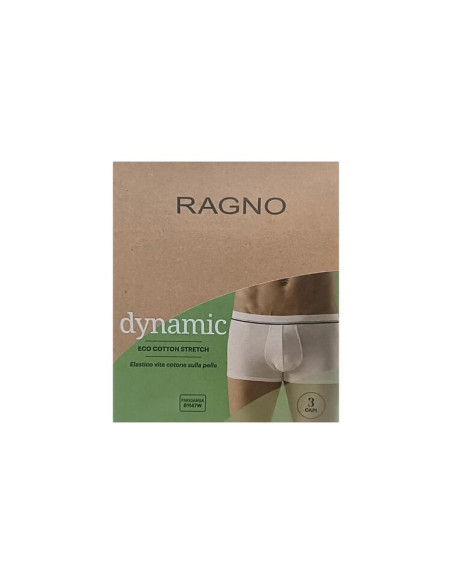 Gruppo 3 boxer uomo in cotone elasticizzato Ragno 61147W