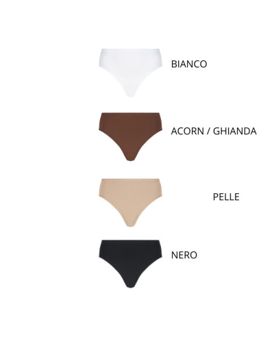 Gruppo 2 slip alti donna in cotone elasticizzato Ragno DM05BQ