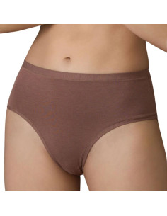 Women's stretch cotton high briefs Ragno DM05BQ