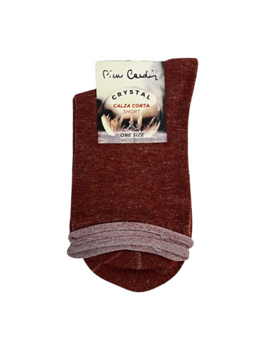 PIERRE CARDIN PC CRYSTAL BIS WOMEN'S RAW CUT SHORT SOCKS (1 PAIR)