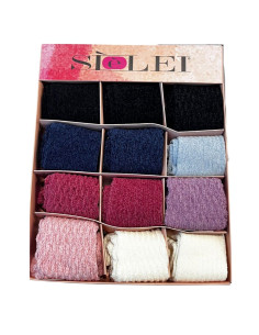SIELEI CI01 WOMEN'S CHENILLE SHORT SOCKS 2