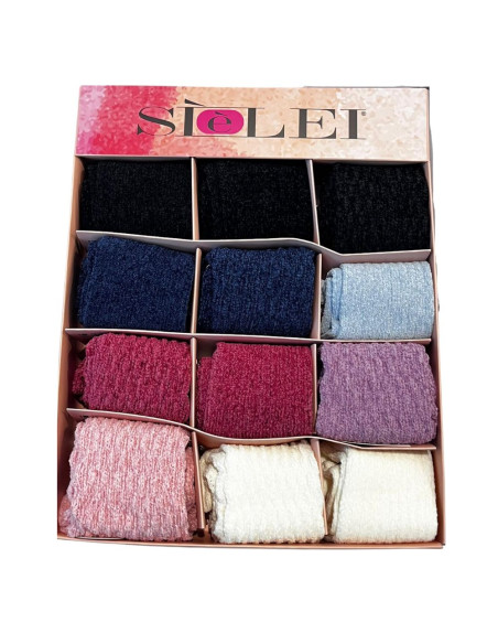 SIELEI CI01 WOMEN'S CHENILLE SHORT SOCKS