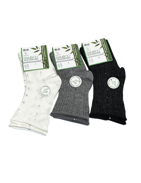 CALZA CORTA DONNA BAMBOO MERITEX 3131 (1 PAIO)