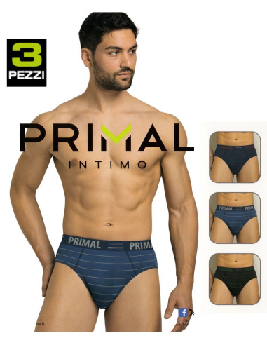 Group 3 stretch cotton men briefs Primal S363