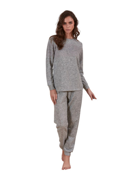Women's warm plush jersey pajamas Intimami ID1434