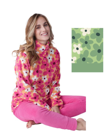 Women's seraph coral pile pajamas Karelpiu' KF9213 Women's seraph coral pile pajamas Karelpiu' KF9213