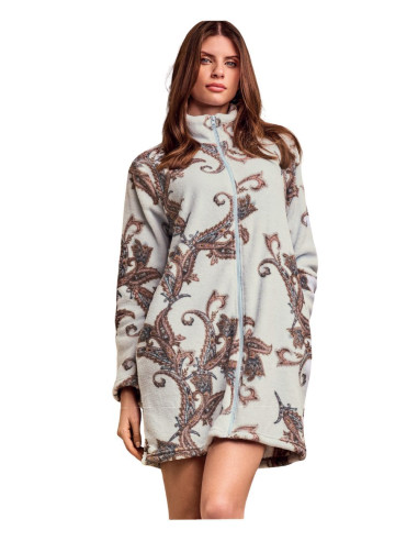 Women's warm coral pile dressing gown Lormar Pashmina PAS673825 Women's warm coral pile dressing gown Lormar Pashmina PAS673825