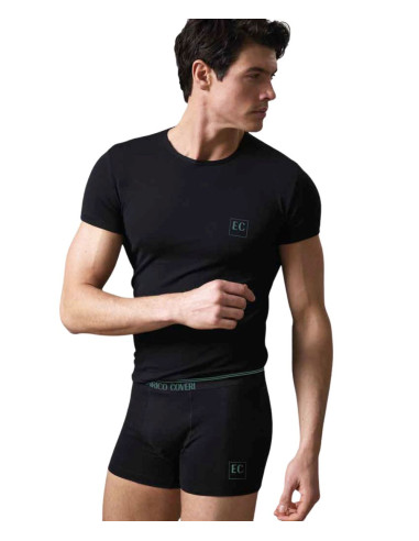Men's set with t-shirt and boxer Enrico Coveri EC1304B Men's set with t-shirt and boxer Enrico Coveri EC1304B