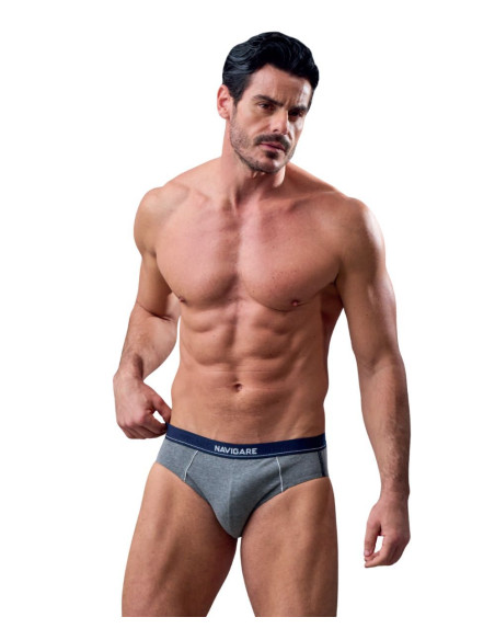 Gruppo 6 slip uomo in cotone elasticizzato Navigare 21507 Gruppo 6 slip uomo in cotone elasticizzato Navigare 21507