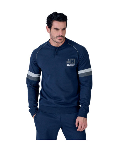 Men's brushed fleece homewear pajamas Navigare 141929 Men's brushed fleece homewear pajamas Navigare 141929