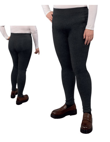 Women's conformed fleece leggings Gladys PD0925C