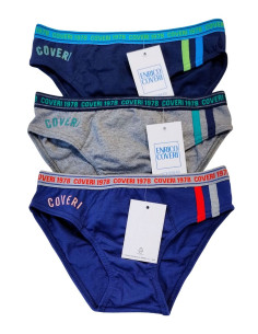 Group 6 boy's stretch cotton briefs Enrico Coveri ES4176