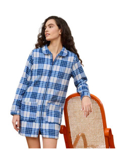 Women's warm coral pile jacket Enrico Coveri EP6248