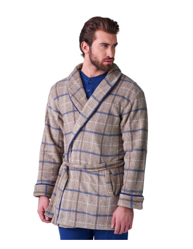 Giacca da camera uomo in caldo pile coral Karel KF9361