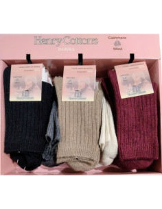 Calzino corto donna in cashmere Henry Cotton's HT30221(1 PAIO)