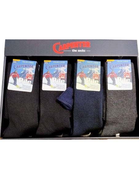 Men's warm pile loosened long socks Carpenter Cervinia 0565 (1 PAIR)