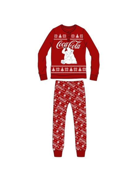 COCA COLA MEN'S LONG INTERLOCK PAJAMAS CCZ1693
