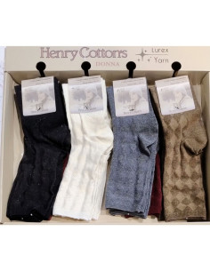 Women's warm cotton short sock Henry Cotton's HT10221 (1 PAIR)