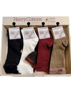 Women's warm cotton short sock Henry Cotton's HT10421