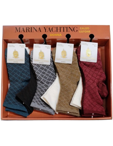Women's warm cotton short sock Marina Yachting MT12021 (1 PAIR)