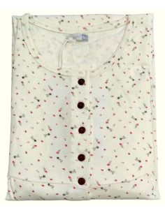 Women's warm cotton jersey OVERSIZES nightdress Karelpiu' KI9097 2