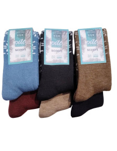 Women's warm pile long socks Scopri Prisco Noelle (1 PAIR)