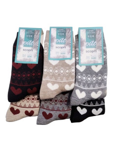 Women's warm pile short socks Scopri Prisco Josette (1 PAIO)