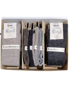 Women's cashmere wool long socks Goffredo Berenzi 1102 2