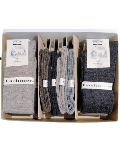 Calzettone lungo donna in lana e cashmere Goffredo Berenzi 1102