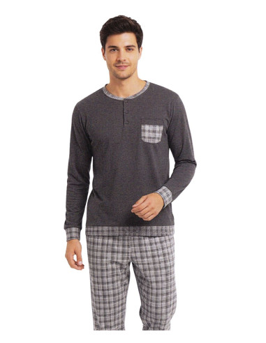 Men's warm plush cotton jersey pajamas Karelpiu' SK9405