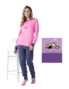 Pigiama donna in jersey di...