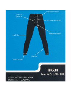 Calzamaglia uomo in caldo micro pile Prisco Tibet