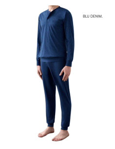 Men's cotton jersey pajamas Enrico Coveri EP1258 2