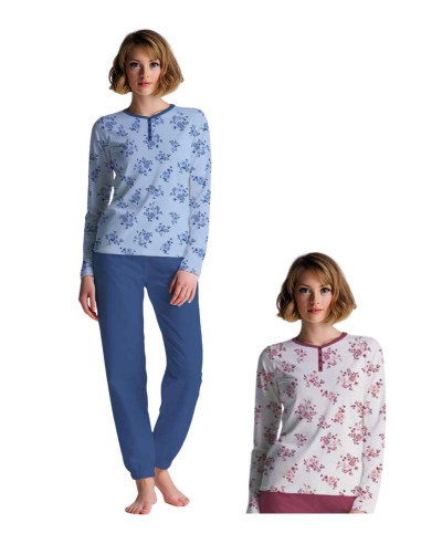 Women's seraphine cotton jersey pajamas Cippi 1052