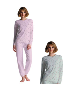 Women's seraphine cotton jersey pajamas Cippi 1055