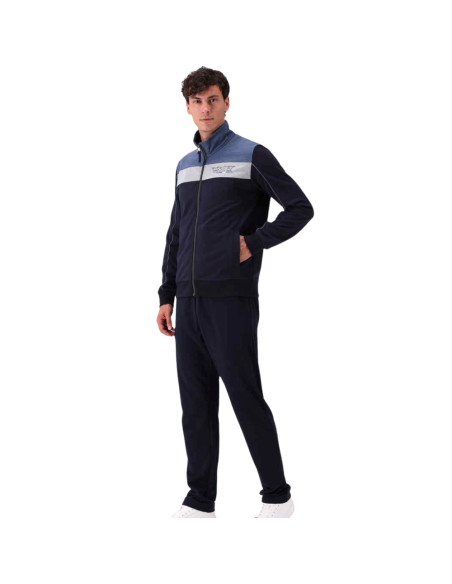 Men's brushed cotton tracksuit with zip F.lli Campagnolo 8E77449