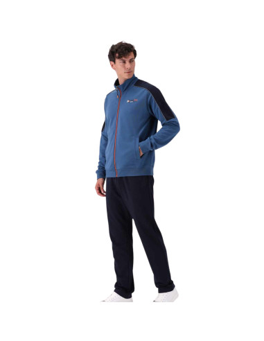 Tuta uomo in cotone garzato con zip Fratelli Campagnolo 8E77581